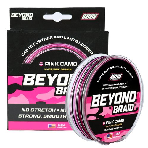 BEYOND BRAID 4X - 300 M - PINK CAMO