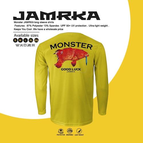 NAJEEL YELLOW LONG SLEEVE - UPF +50 UV PROTECTION