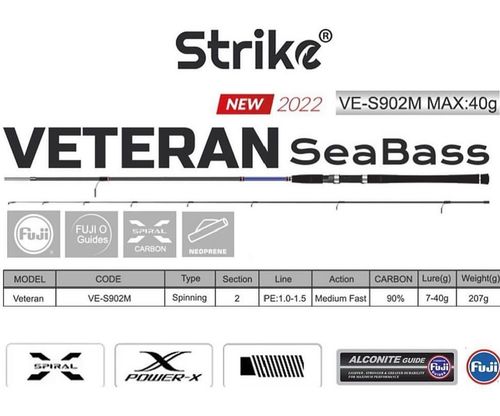 ROD CASTING VETEREN STRIKE MAX 40 GR