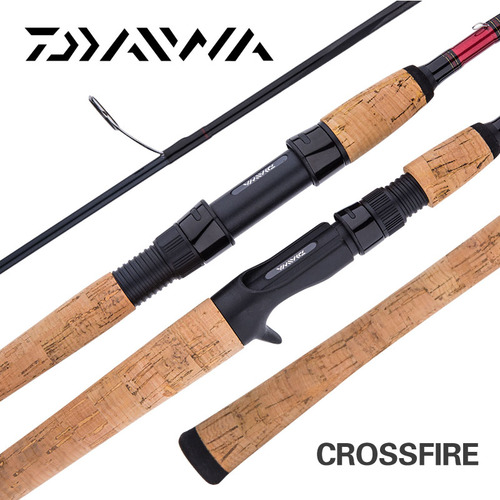 daiwa crossfire baitcaster - the blank carbon and the reel seat and guid is fuje they have 4 power