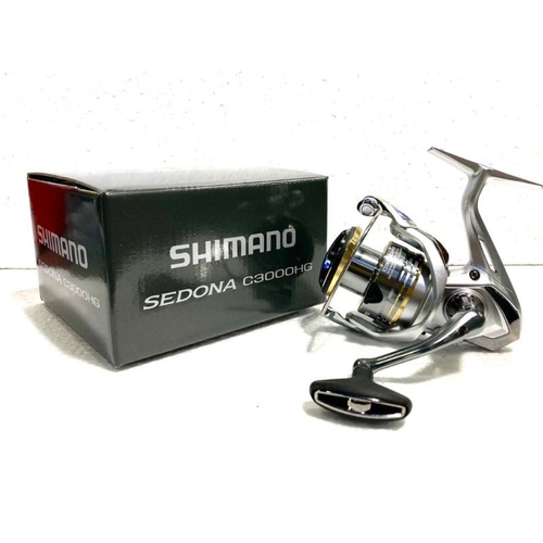 Shimano 2023 Sedona FJ C3000 HG Spinning Fishing Reel - C3000 HG
» Gear Ratio : 6.2:1
» Max. Drag (Kg) : 9
» Weight (gr) : 245
» Nylon Mono (No.-m) : 2.5-180, 3-150, 4-100
» PE Braided (No.-m) : 1-400, 1.5-270, 2-200
» Line Retrieve / Crank (cm) : 91