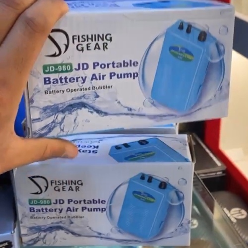 fishing gear air pump - It work by battery