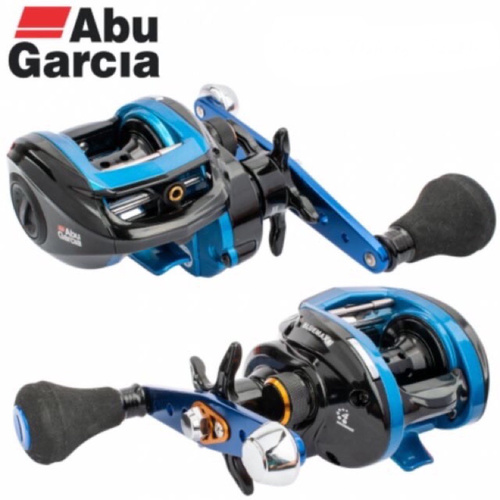 Abu GARCIA/NEW  BLUE MAX - NEW REEL ABU GARCIA BLUE MAX 3Gear Ratio : 6.4:1
ballbearings : 4 / 1
Wt. (g) : 228 g.
Drag (Kg) : 6 kg.
Line Capacity : PE 1 – 350 m./1.5 – 255 m./ 2 -200 m.
Rank : Naccessory : BOX/BAG