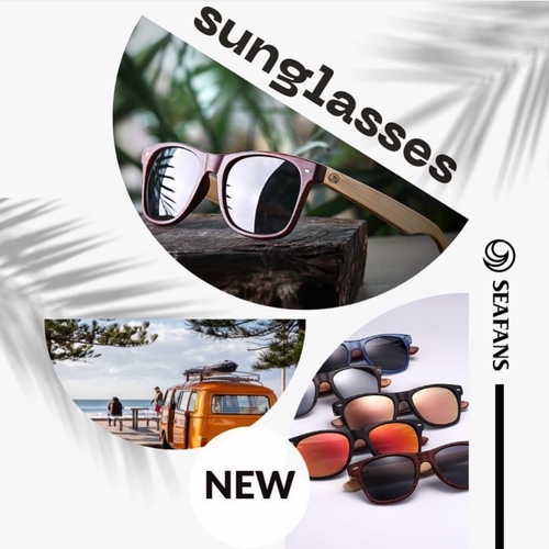 sunglasses sea fans - الوصف :نظارة شمسية ماركة سى فانس  بتصميم عصري انيق مناسبة للجنسين ملحقاتها :علبة خشبية مميزة منحوت عليها علامة سى فانسمنديل وحافظة داخلية للنظارة
المميزات:خفيفه بالوزن ومريحه مصنوعة من الخشب المميز بتصميم طبقاتمناسبة للنساء والرجال عدسات بولارايزد بالوان متنوعة