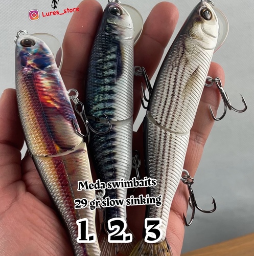 swimbaits meda 29 gr - Swimbaits lure 29 gr action: slow sinking