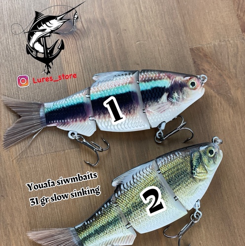 youafa 31 gr swimbaits - swimbaits youafa 31 gr action: slow sinking