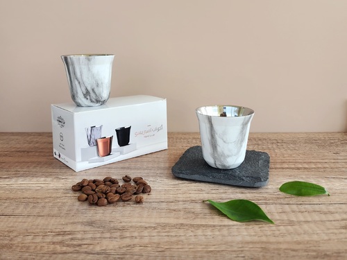 Espresso Cups (white marble)