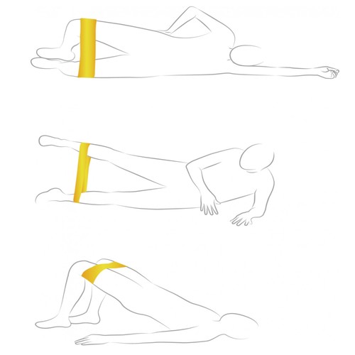 LATEX RESISTANCE LOOP - YELLOW 0.35MM ONLY (FT-BAND-2435)