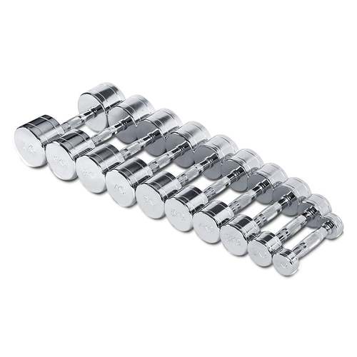 Chrome Dumbbell 1-10 KG ABSPORT-G7-22 WITH RACK