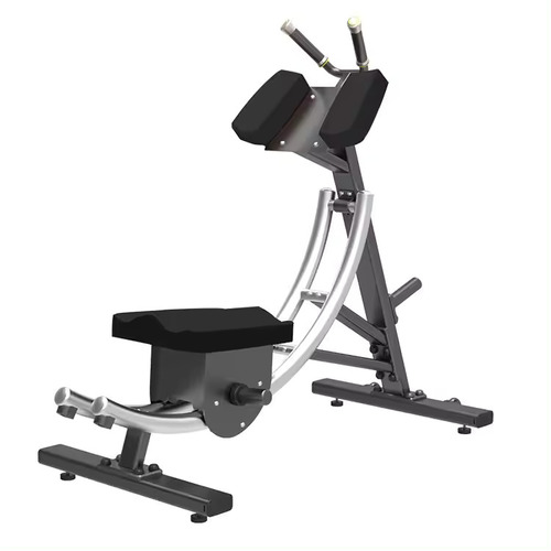 GLIDE ABDOMINAL TRAINER - The Body Iron Commercial Glide Abdominal Trainer Bench is constructed of heavy duty steel to ensure durability over an extended period of time. With a maximum user weight of 250kg.Body Iron Commercial Glide Abdominal Trainer Bench is strong, solid, durable, dependable and built to last. It is a solid steel station with high-density pads.   Ideal for use in hotels, apartments, corporate gyms, PT studios, and Home use.Exercise your upper, lower, middle and oblique abs.
Smooth and freestyle natural arc bottom up motion targets entire abdominal. Anti scratched powder coating finish & high density upholstered seat pads. Ergonomics neoprene handle designed for maximum control and efficiency.SPECIFICATIONSMaximum User Weight: 250kg Frame Color: Metallic Black Commercial or Home Use SIZE Assembled Dimensions: 164cm (L) X 78cm (W) X 147cm (H)