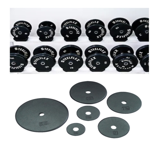 7.5KG RUBBER PANCAKE DUMBBELLS 1 PAIR