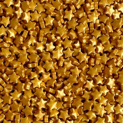 Cake Lab  - Gold stars sprinkles - 100g