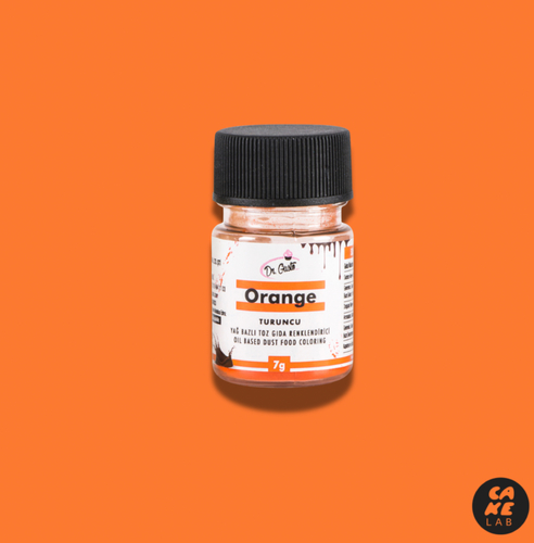 Cake Lab  - Orange - Oil based powder 7g - Oil based powder coloring, used for chocolates