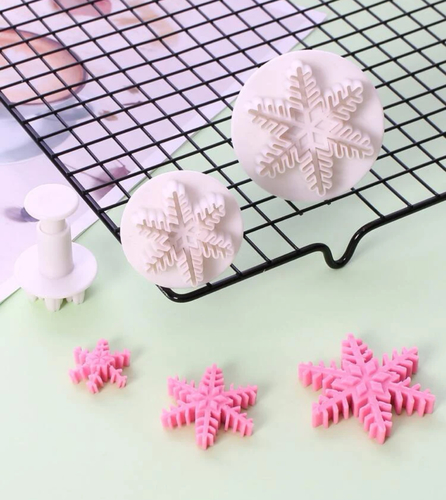 Cake Lab  - Snowflake plunger cutter