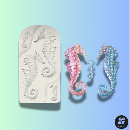 Cake Lab  - Seahorse silicone mold