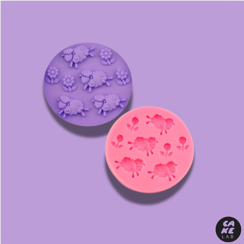 Cake Lab  - Mini Sheep silicone mold