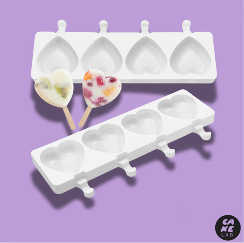 Cake Lab  - Heart shaped cake sickle mold