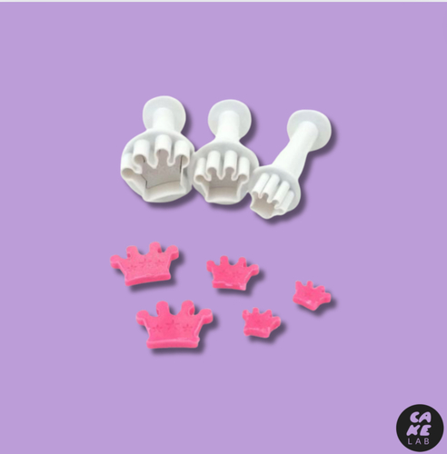 Cake Lab  - Mini crowns plunger cutters