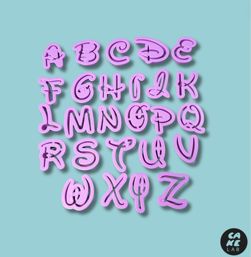 Disney Alphabet Cutters