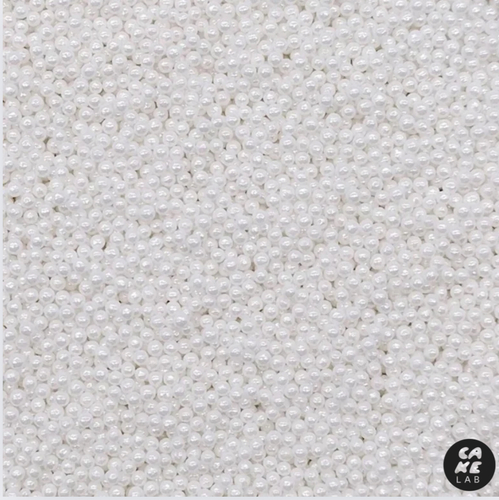 4mm White sprinkles - 100g