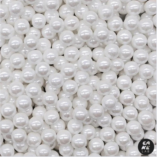 Cake Lab  - 6mm White sprinkles - 100g