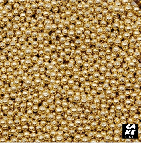 Cake Lab  - 4mm Gold Sprinkles - 100g