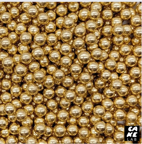 6mm Gold sprinkles - 100g