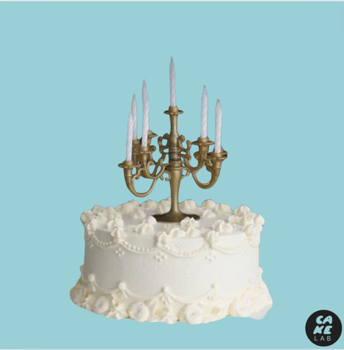 Cake Lab  - Gold Candelabra