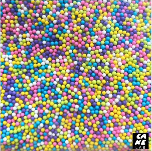 Cake Lab  - Pastel rainbow nonpareils - 100g