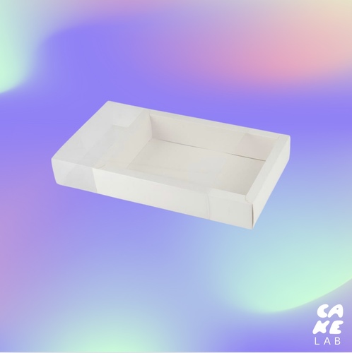 White box with clear cover - Dimensions: 18*26*5 cm