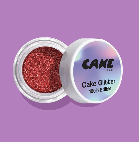 Red Cake Glitter