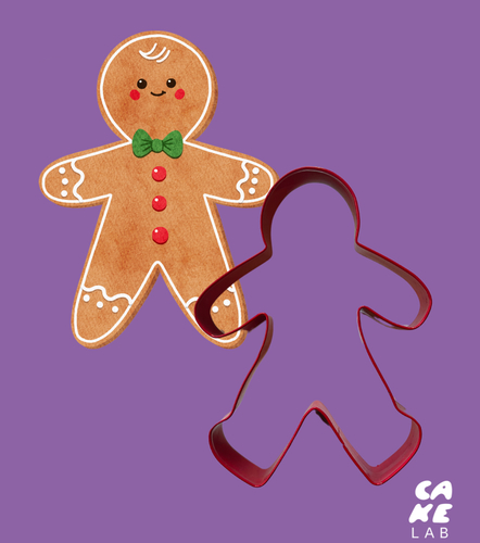 Giant Gingerbread man cookie cutter - 14 cm