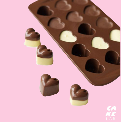 Hearts chocolate mold 2.5 cm