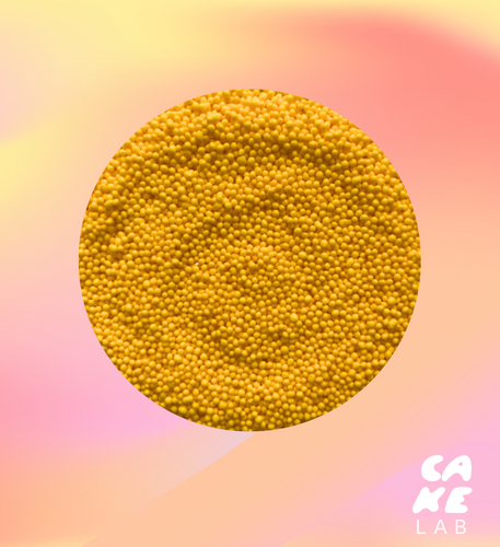 2mm Yellow Sprinkles - 100g