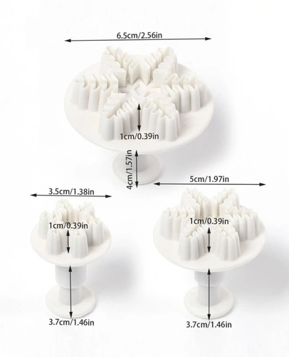 Snowflake plunger cutter