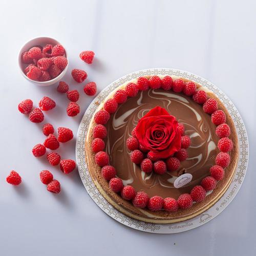 Rose cheesecake