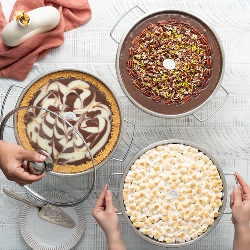 Chocolate pudding in the round hetar - سخان الحجم وسط غير مسترجع