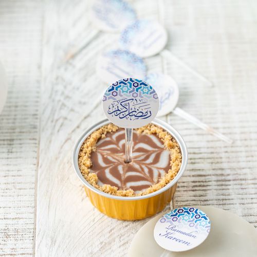 One dozen chocolate pudding 12 pieces