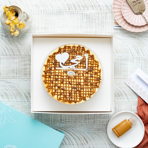 Trifle chocolate and caramel