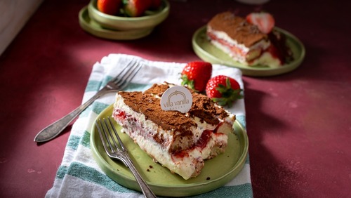 🍓Tiramisu Strawberry - طبقات حلو البارد بنكهة الفراولة