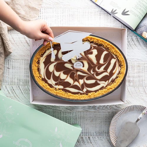 Chocolate graduation pudding big size 9-10 person
