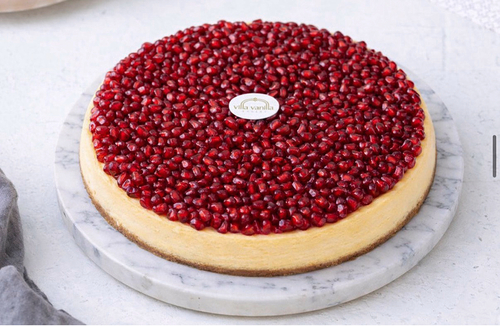 pomegranate cheesecake