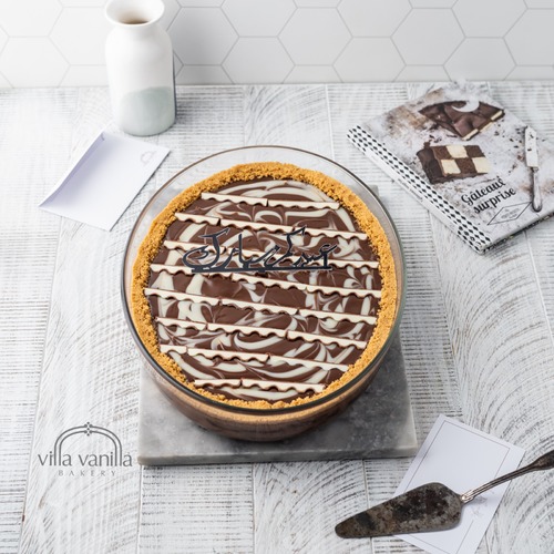 Chocolate pudding in Pyrex