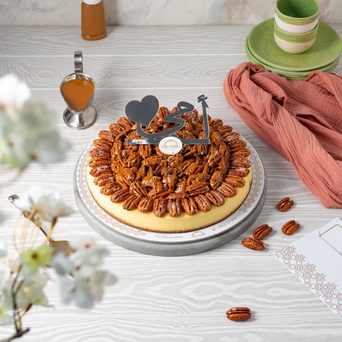 Pecan cheesecake