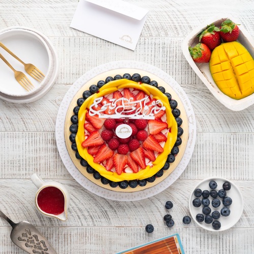 Fruits cheesecake
