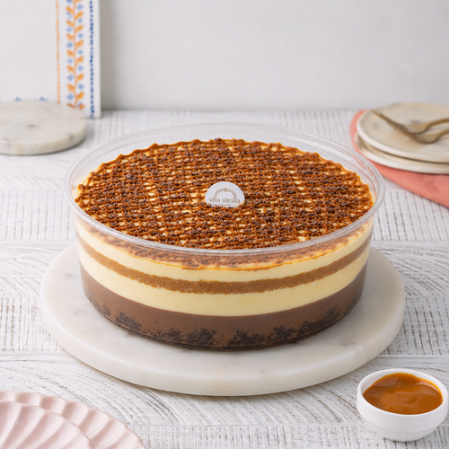 Caramel and chocolate sweet