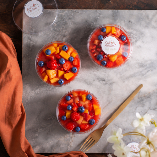 Red fruits Salad