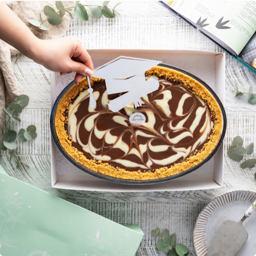 ‏Chocolate graduation pudding big size 9-10 person