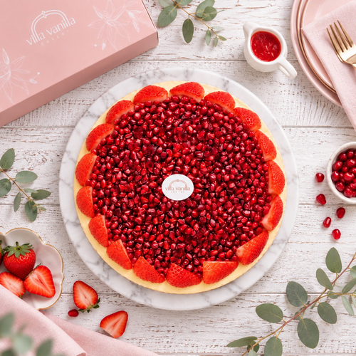 Pomegranate Cheese Cake
