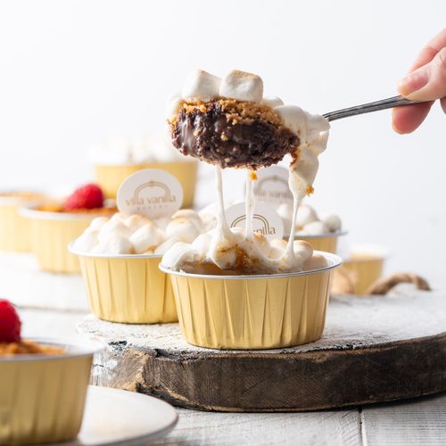 Marshmallow chocolate pudding small
